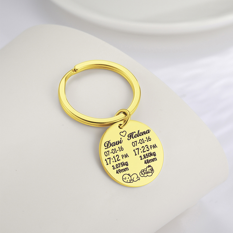 Personalized Custom Baby Keych - Embroidery Alphabet ulasan dan harga