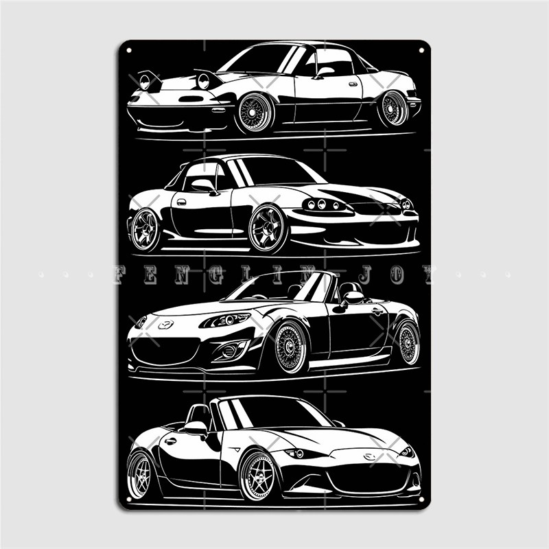 Generations. Mx5 Miata Metal S - Embroidery Studio ulasan dan harga