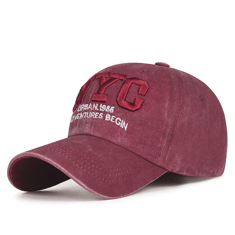Vintage Washed Cotton Baseball - Embroidery Nyc ulasan dan harga