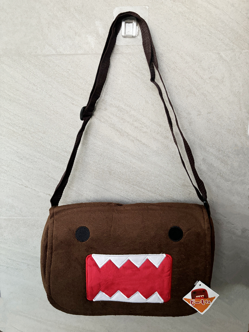 Domo Kun Plush Messenger Bags  - Embroidery Kit Pouch ulasan dan harga