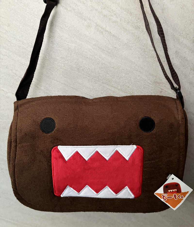 Domo Kun Plush Messenger Bags  - Embroidery Kit Pouch ulasan dan harga