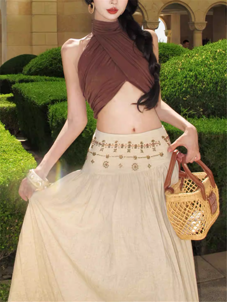 Egypt Desert Style 2 Piece Dre - Embroidery In Egypt ulasan dan harga