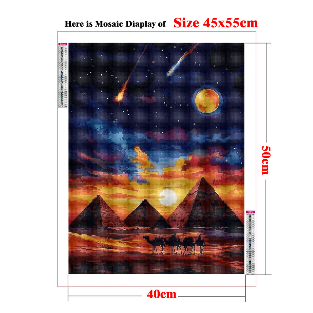1pc frameless Diamond Painting - Embroidery In Egypt ulasan dan harga