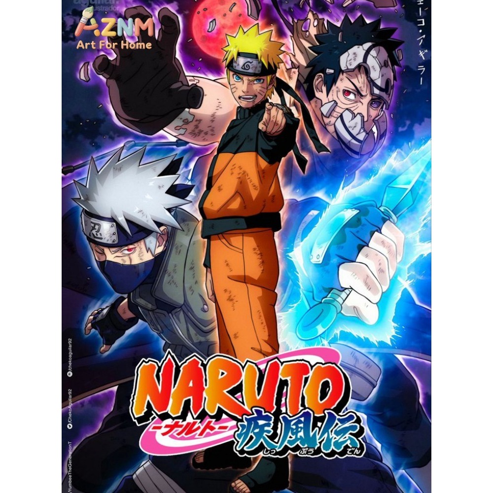 1pc Naruto Class Seven New Dia - Embroidery Class ulasan dan harga