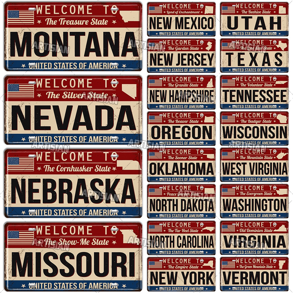 Artisian USA US License Plate  - Embroidery Studio ulasan dan harga