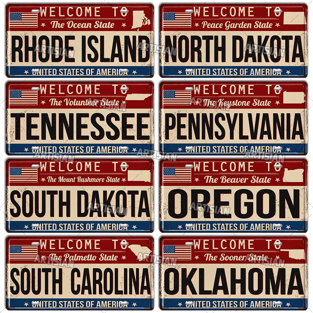 Artisian USA US License Plate  - Embroidery Studio ulasan dan harga
