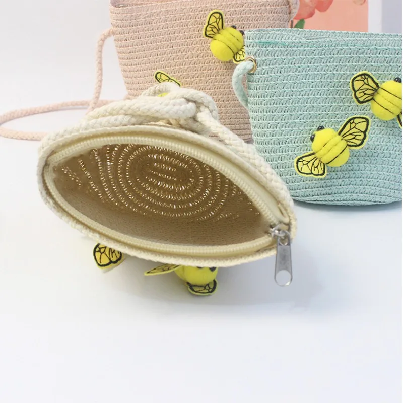 Children's Straw Crossbody Bag - Embroidery Kit Pouch ulasan dan harga