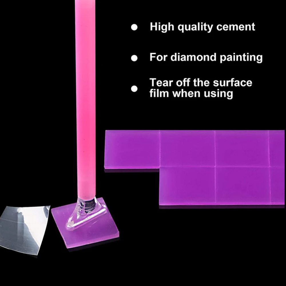 2x2CM DIY Diamond painting Pur - Embroidery Paper ulasan dan harga