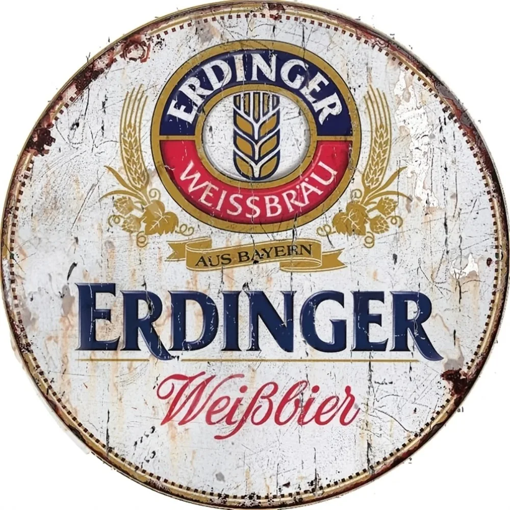 Erdinger Beer Vintage Round Al - Embroidery Water ulasan dan harga