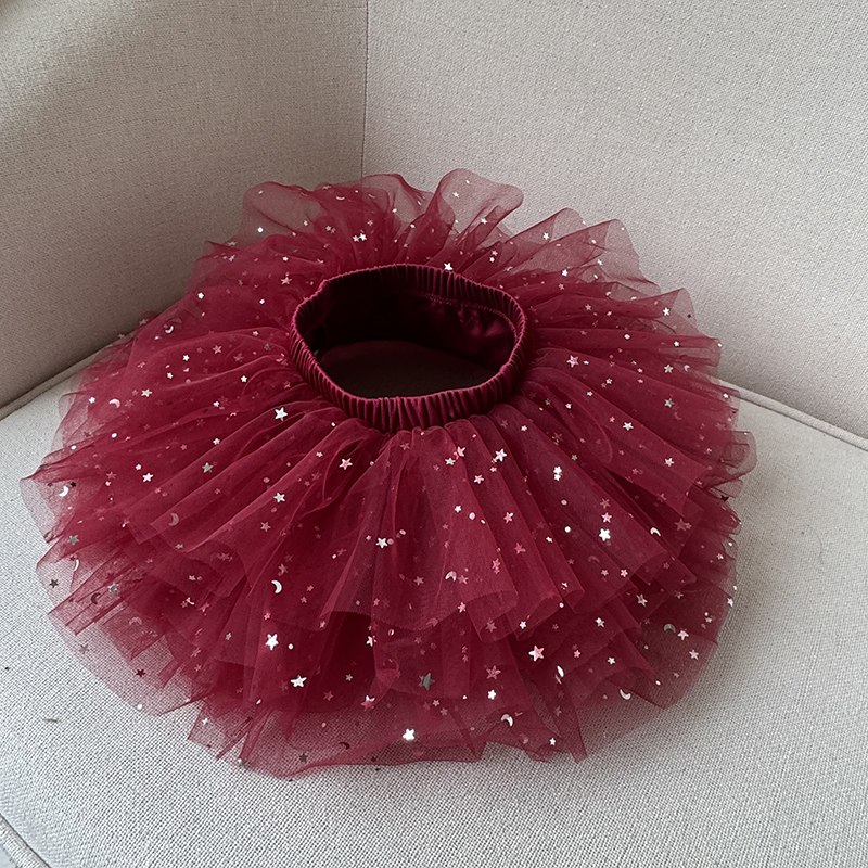 Sweet Baby Girls Tutu Skirt Ch - Embroidery Xmas Designs ulasan dan harga