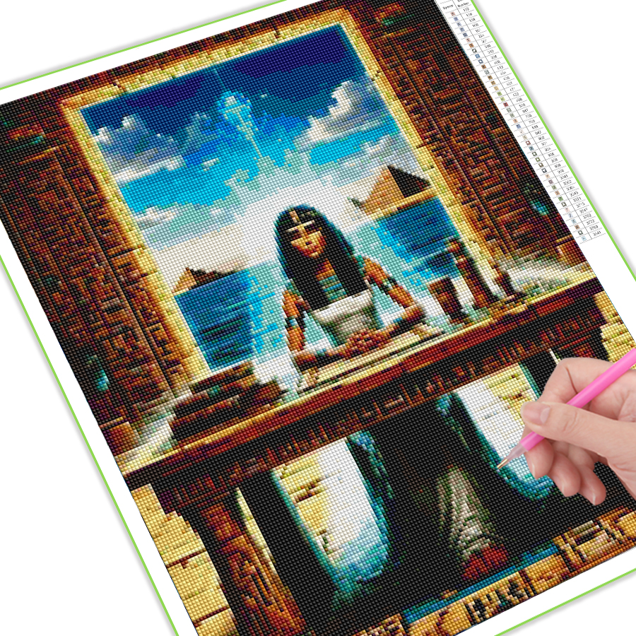 Fullcang Diy Diamond Painting  - Embroidery In Egypt ulasan dan harga
