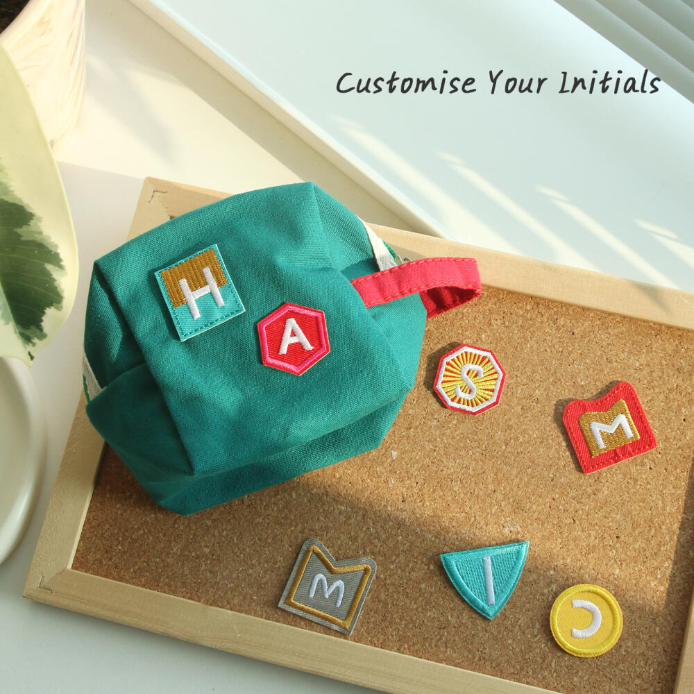 Custom Initial Embroidered Min - Embroidery Alphabet ulasan dan harga