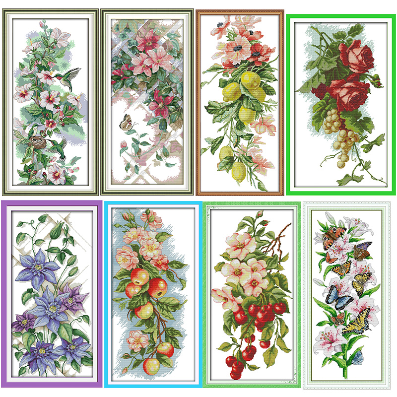 Stamped Cross Stitch Kits DIY  - Embroidery Meaning ulasan dan harga