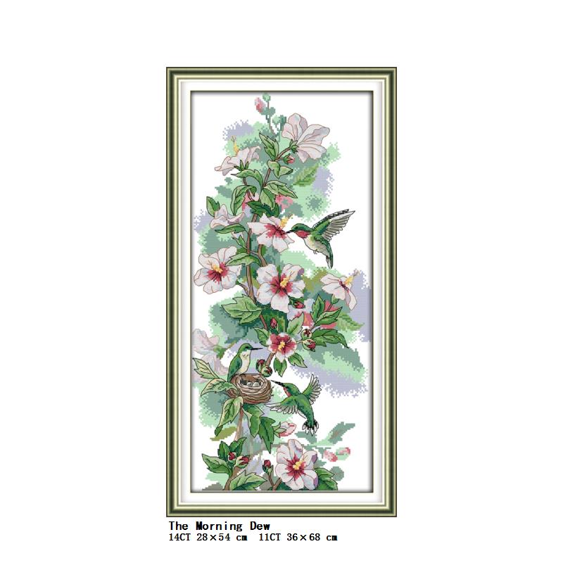Stamped Cross Stitch Kits DIY  - Embroidery Meaning ulasan dan harga
