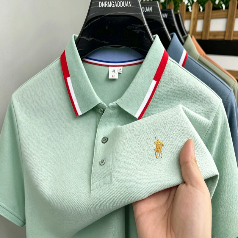 Luxury Brand Classic Men Polo  - Embroidery Moisturizer ulasan dan harga