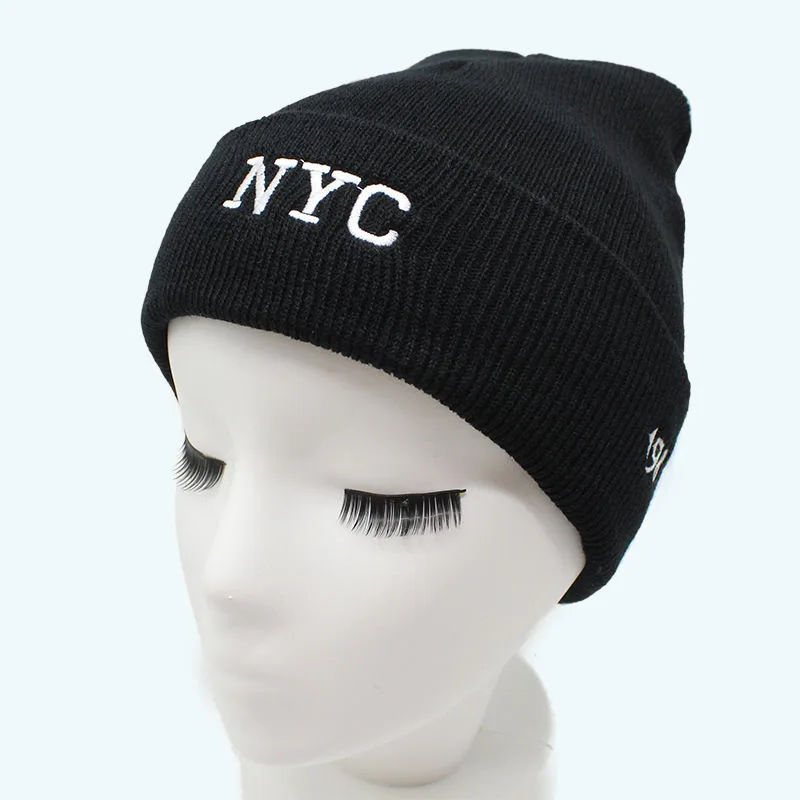 Beanie NYC Embroidery Skullies - Embroidery Nyc ulasan dan harga