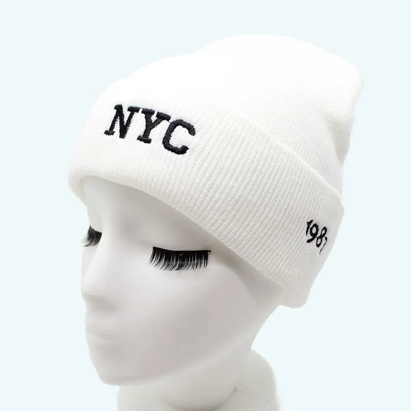 Beanie NYC Embroidery Skullies - Embroidery Nyc ulasan dan harga