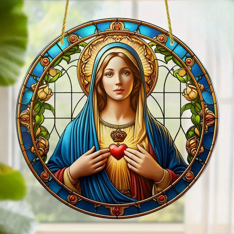 Christian Religion Mary Suncat - Embroidery Water ulasan dan harga