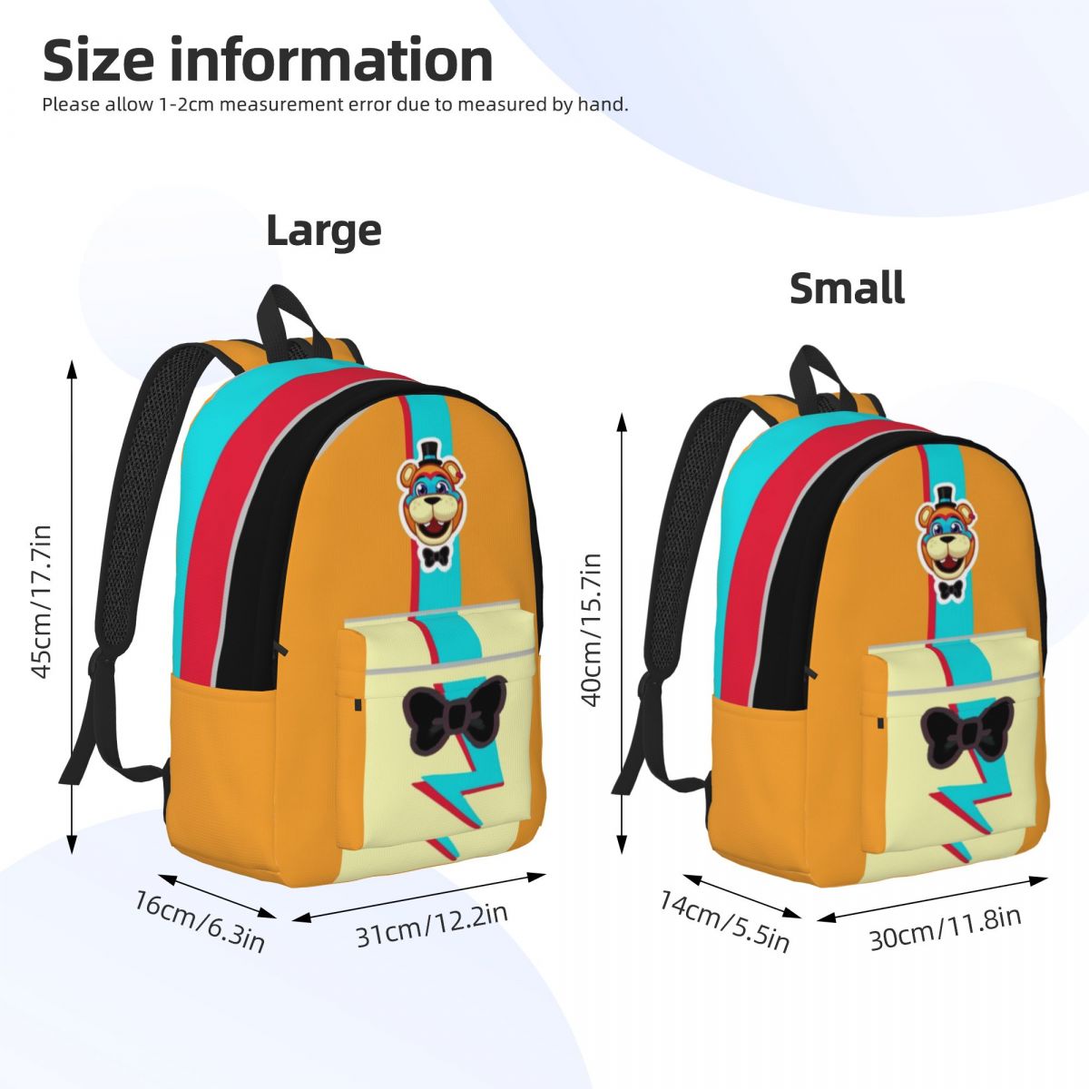 Glamrock F-FREDDYS Backpack Ma - Embroidery Xmas Designs ulasan dan harga