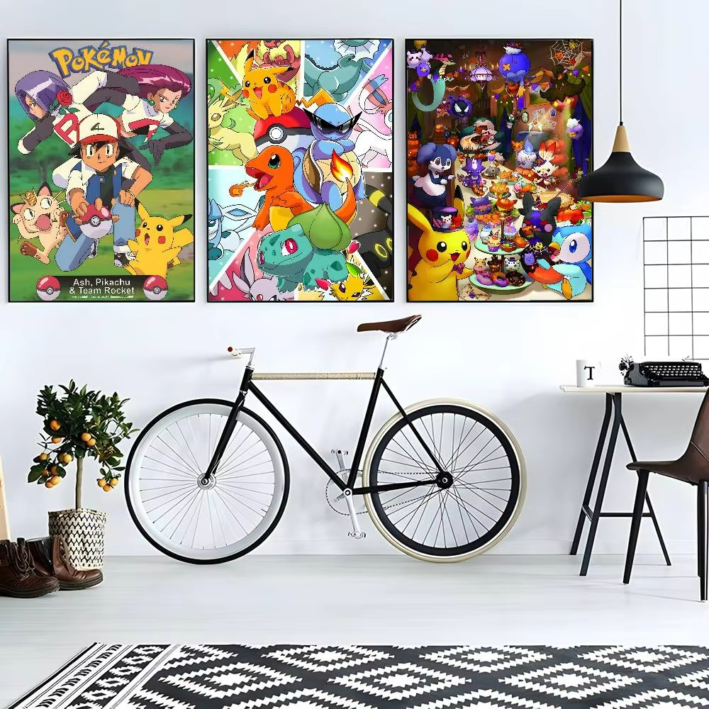 1pc frameless Cartoon Pokemon  - Embroidery Artwork ulasan dan harga