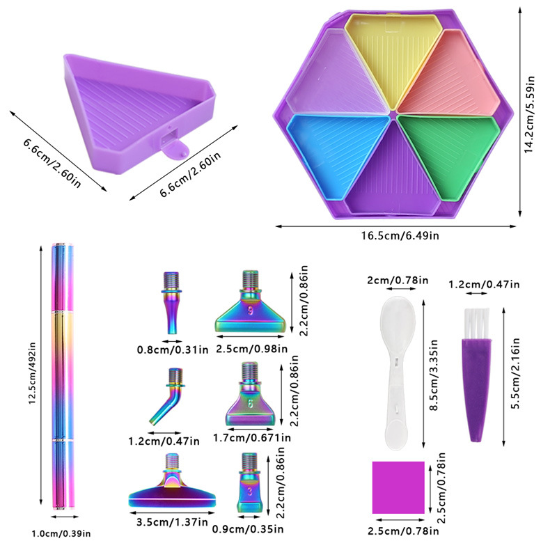 Diamond painting tools, diamon - Embroidery Paper ulasan dan harga