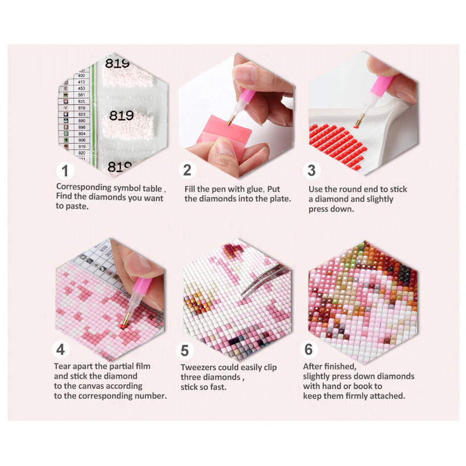 Diy Diamond Painting Kits New  - Embroidery In Egypt ulasan dan harga