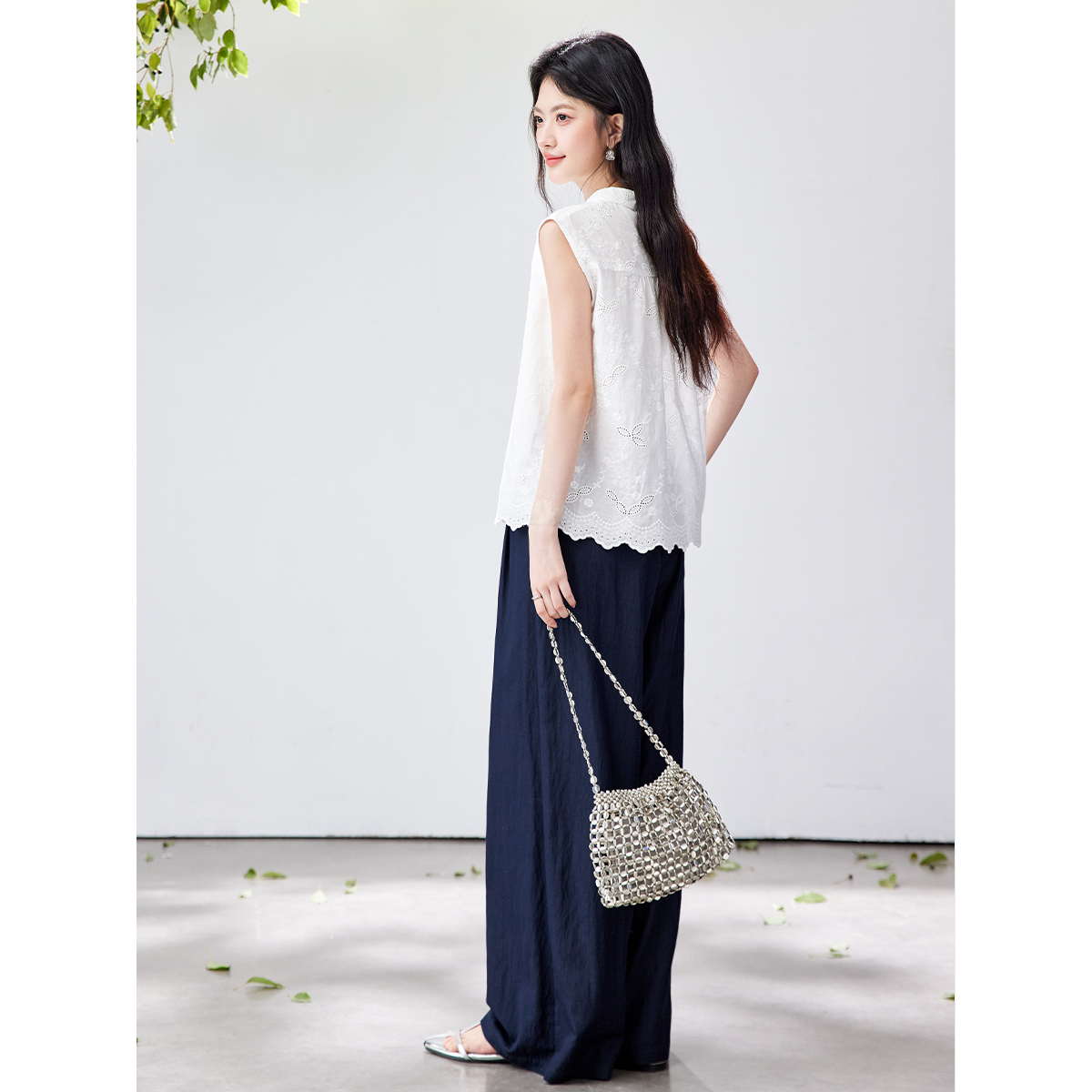 VIMLY Chinese Style Two Piece  - Embroidery Class ulasan dan harga