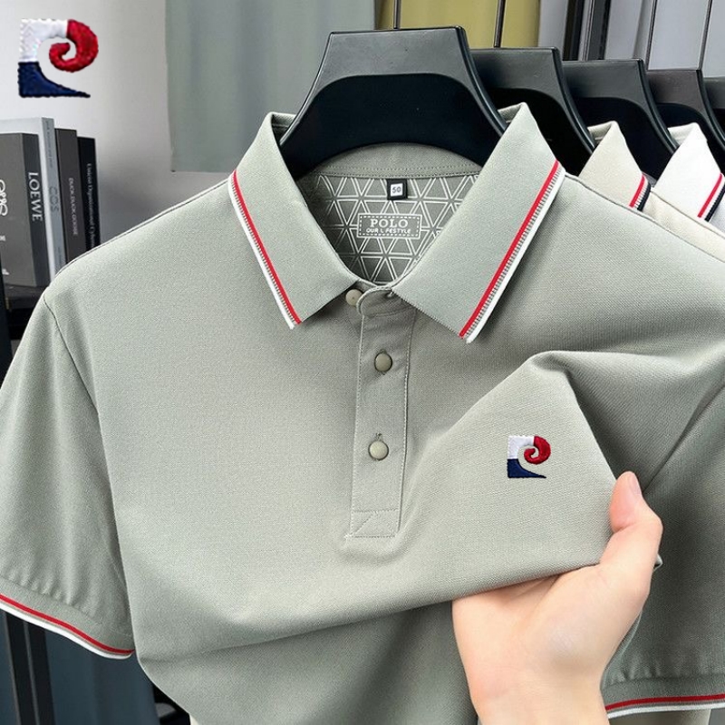 New summer high-quality polo s - Embroidery Moisturizer ulasan dan harga