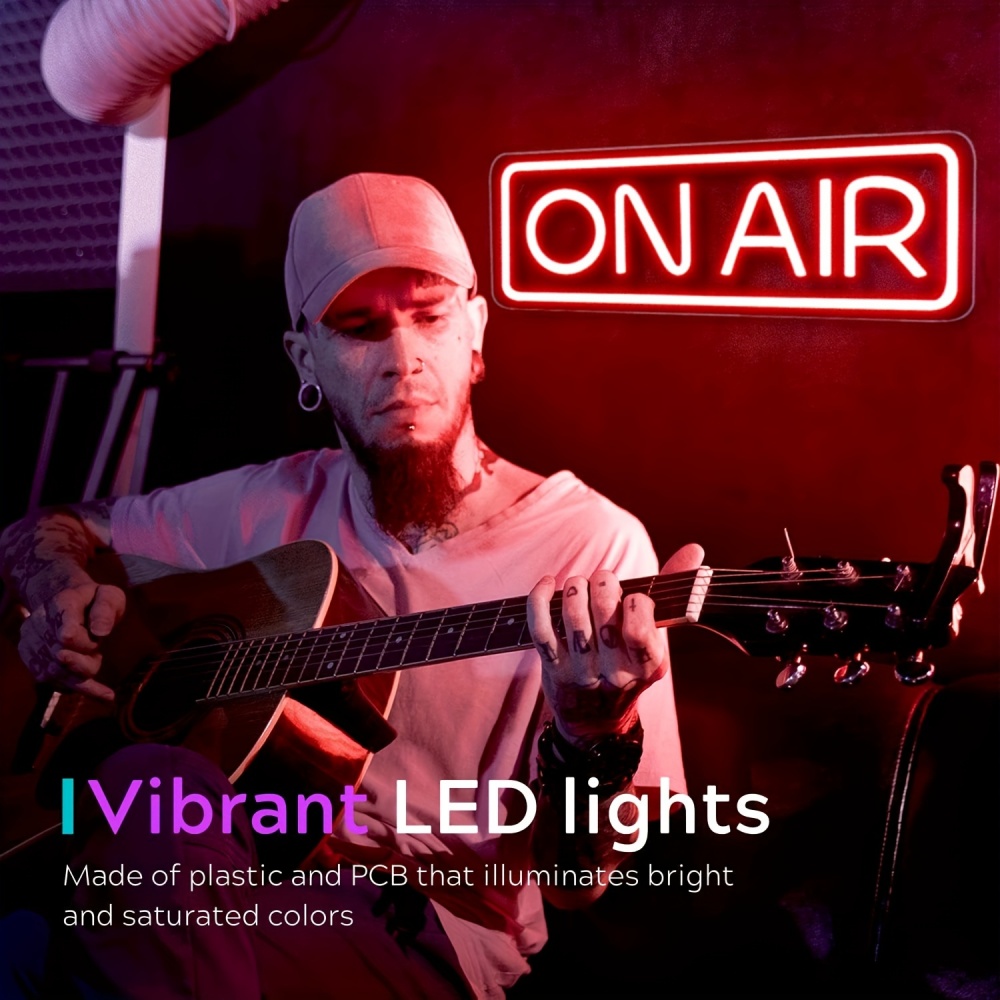 ON AIR Neon Signs - LED Live O - Embroidery Studio ulasan dan harga