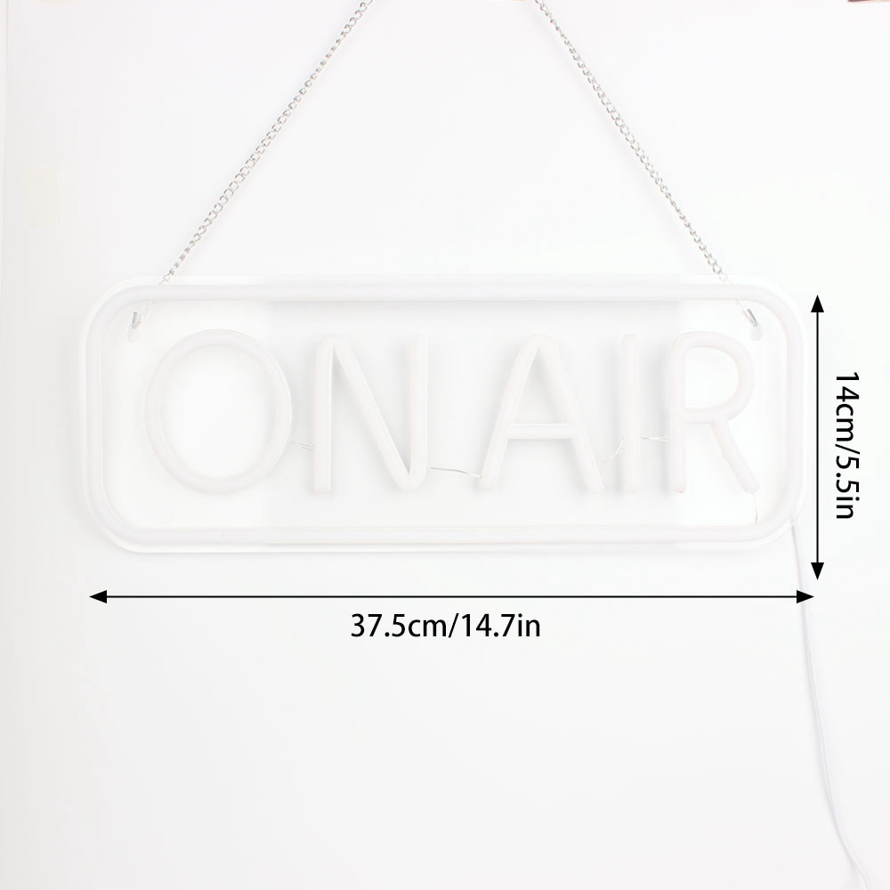 ON AIR Neon Signs - LED Live O - Embroidery Studio ulasan dan harga