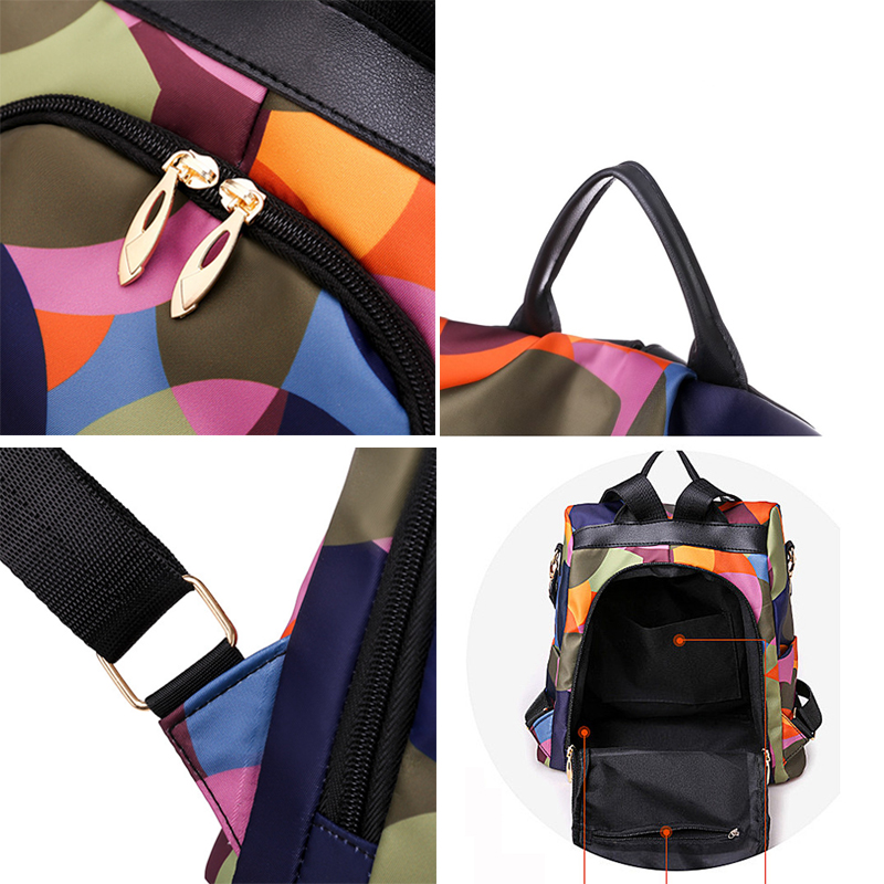 Fashion Women's Backpack Anti- - Embroidery Kit Pouch ulasan dan harga