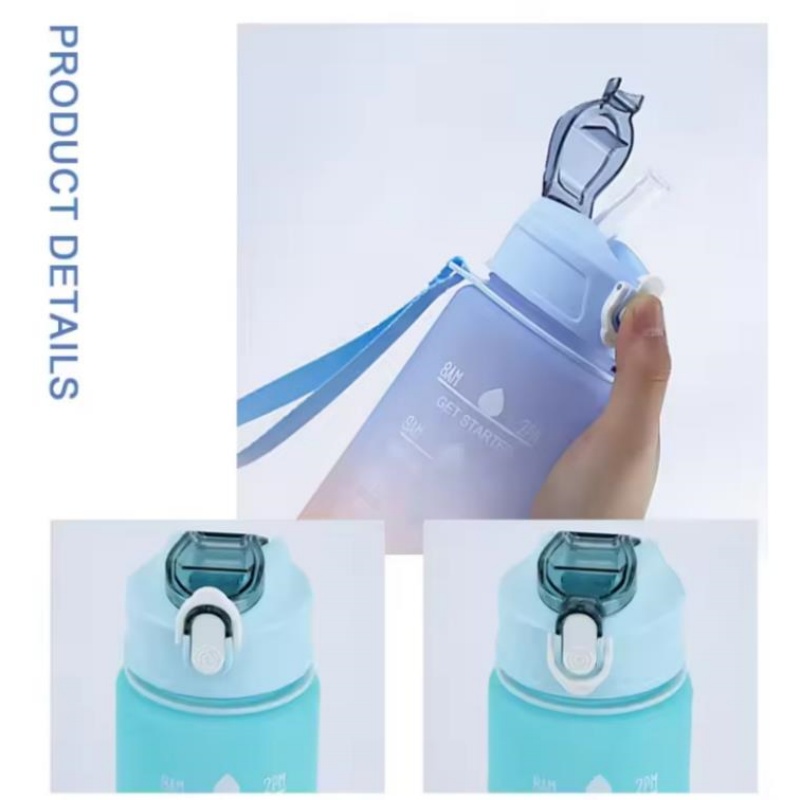 750ML Sports Water Bottle with - Embroidery Water ulasan dan harga