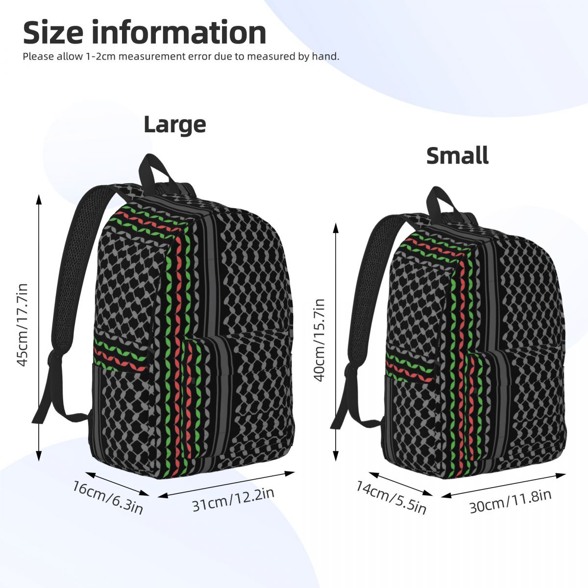 Multi Colors Keffiyeh In Black - Embroidery University ulasan dan harga