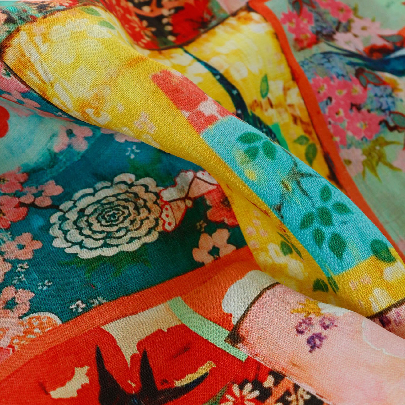 1yard High end natural pure fl - Linen Fabric Natural ulasan dan harga