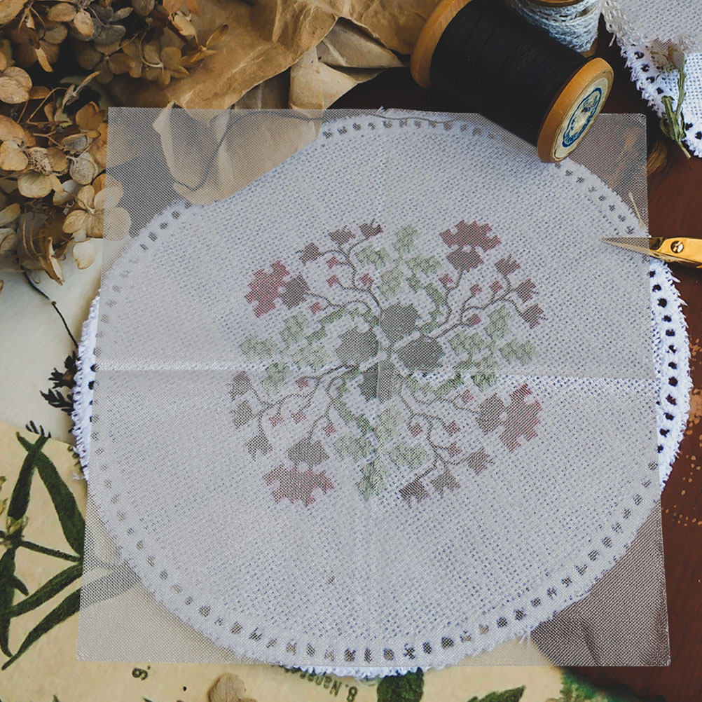 8Pcs Water Soluble Embroidery  - Embroidery Paper ulasan dan harga
