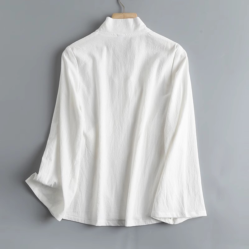 New Chinese Style Pure Cotton  - Linen Fabric Natural ulasan dan harga