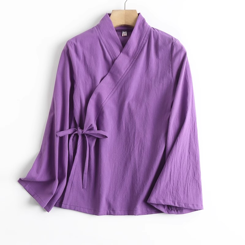 New Chinese Style Pure Cotton  - Linen Fabric Natural ulasan dan harga