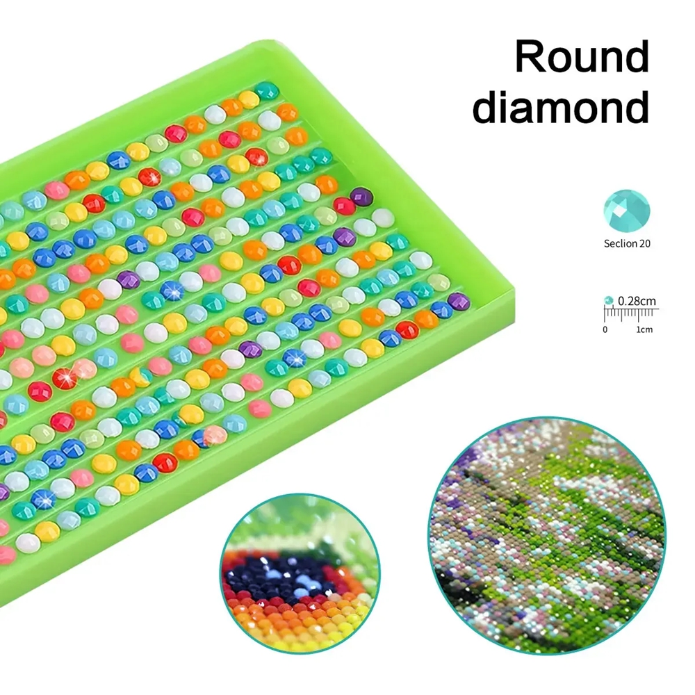 1pc frameless  5D DIY Diamond  - Embroidery Artwork ulasan dan harga
