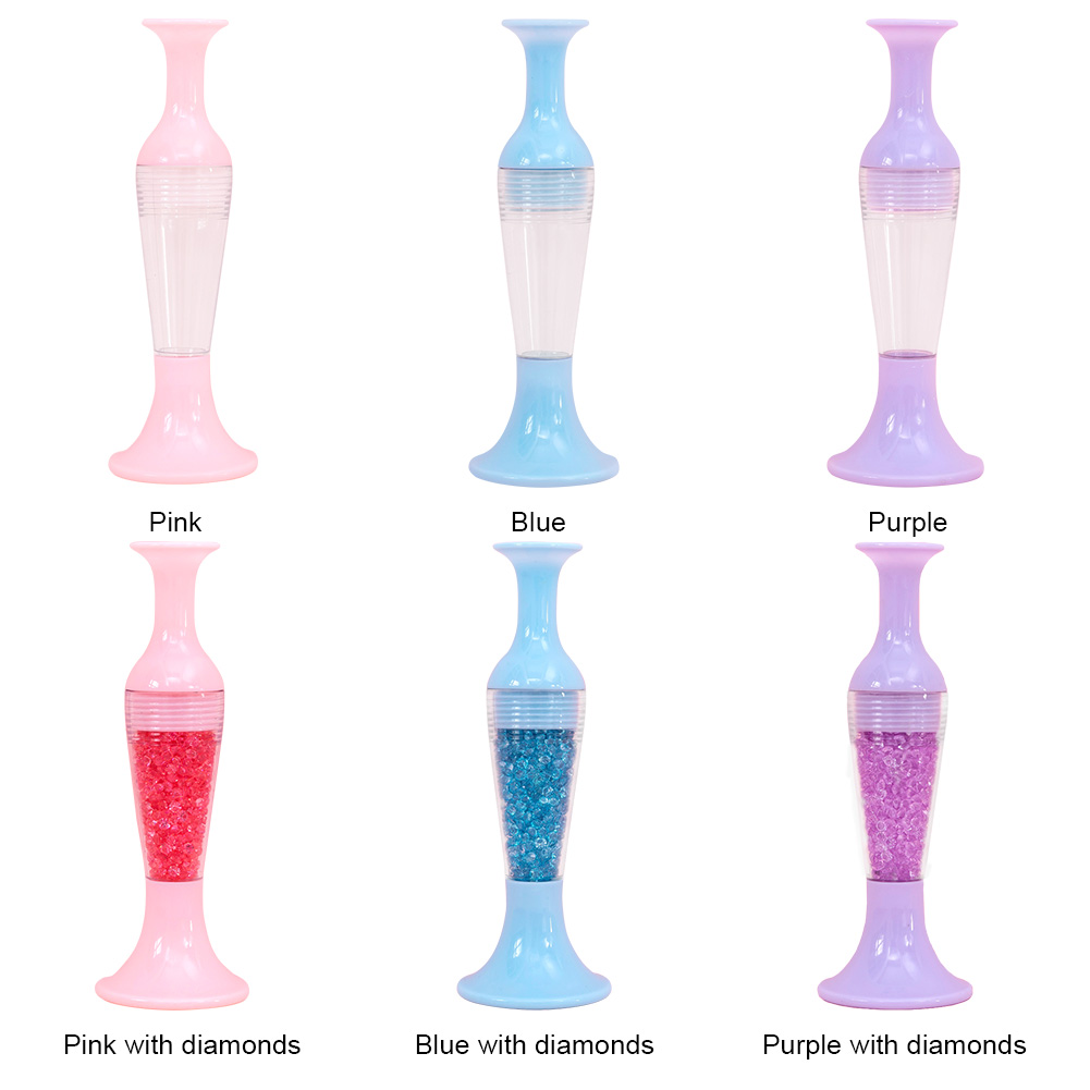 5pcs Vase Shape Point Drill Pe - Embroidery Artwork ulasan dan harga