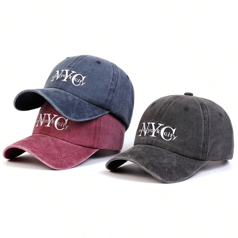 Unisex NYC Letter Embroidery W - Embroidery Nyc ulasan dan harga